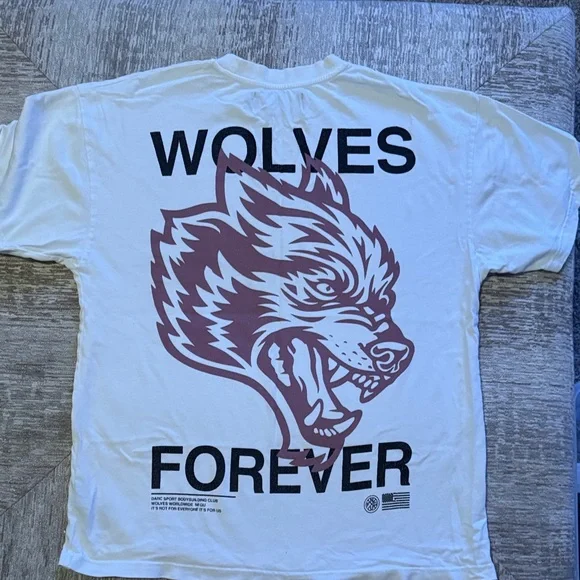 Wolves Forever Darc Sport White T-Shirt M - Picture 2 of 4